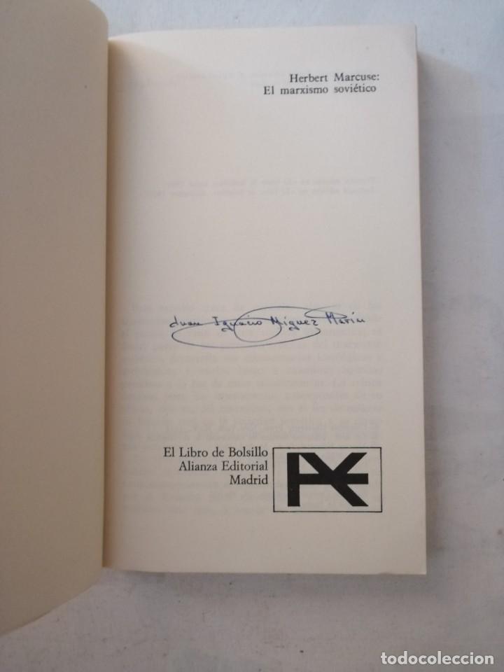 Libros de segunda mano: EL MARXISMO SOVI&Eacute;TICO. HERBERT MARCUSE. - Foto 8