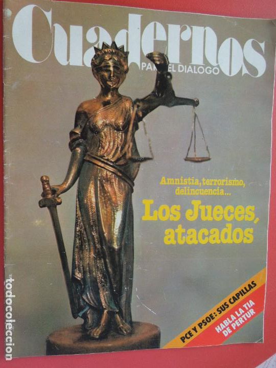 Libros de segunda mano: CUADERNOS PARA EL DIALOGO REVISTA N&ordm; 249 - 02-1978- LOS JUECES ATACADOS