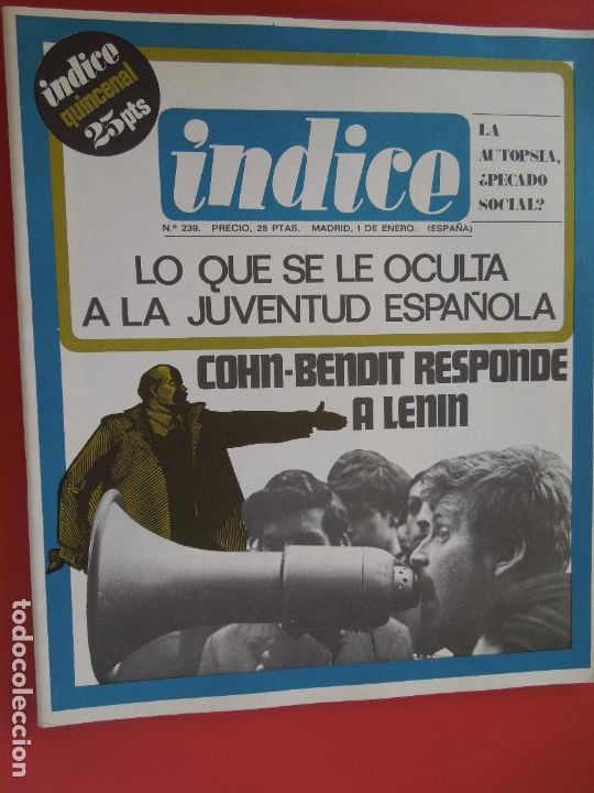 Gebrauchte B&uuml;cher: INDICE REVISTA N&ordm; 239 - LO QUE SE LE OCULTA A LA JUVENTUD ESPA&Ntilde;OLA - 01-1969