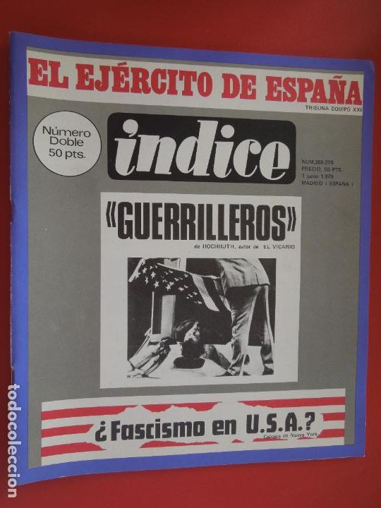 Libros de segunda mano: INDICE REVISTA N&ordm; 269-270 - N&ordm; DOBLE - EL EJERCITO EN ESPA&Ntilde;A - 06-1970