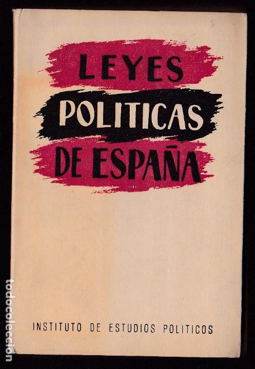 Second hand books: Leyes pol&iacute;ticas de Espa&ntilde;a