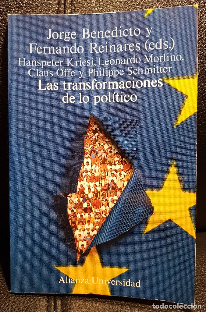 Second hand books: LAS TRANSFORMACIONES DE LO POLITICO - LIBRO - 1992 - CIENCIAS POLITICAS