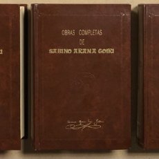 Libros de segunda mano: OBRAS COMPLETAS DE SABINO ARANA GOIRI. 3 TOMOS. SENDOA ARGITALDARIA. SENDOA ARGITALDARIA 1980. Lote 301381523