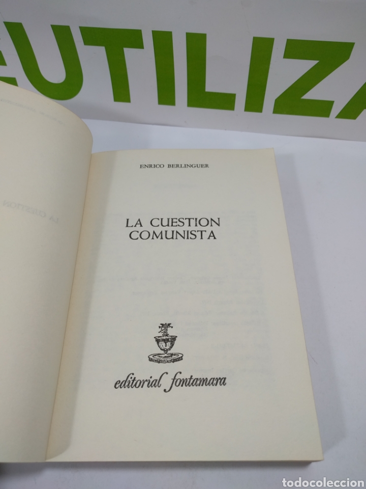 Libros de segunda mano: La cuestión comunista. Enrico Berlinguer. Editorial Fontamara. - Foto 3 - 303380623