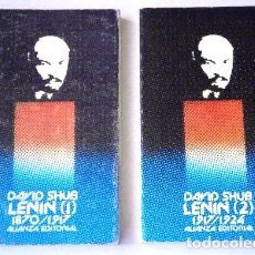 Libros de segunda mano: LENIN 2T (1870-1917 / 1917-1924) POR DAVID SHUB DE ALIANZA EDITORIAL EN MADRID 1977. Lote 311073453