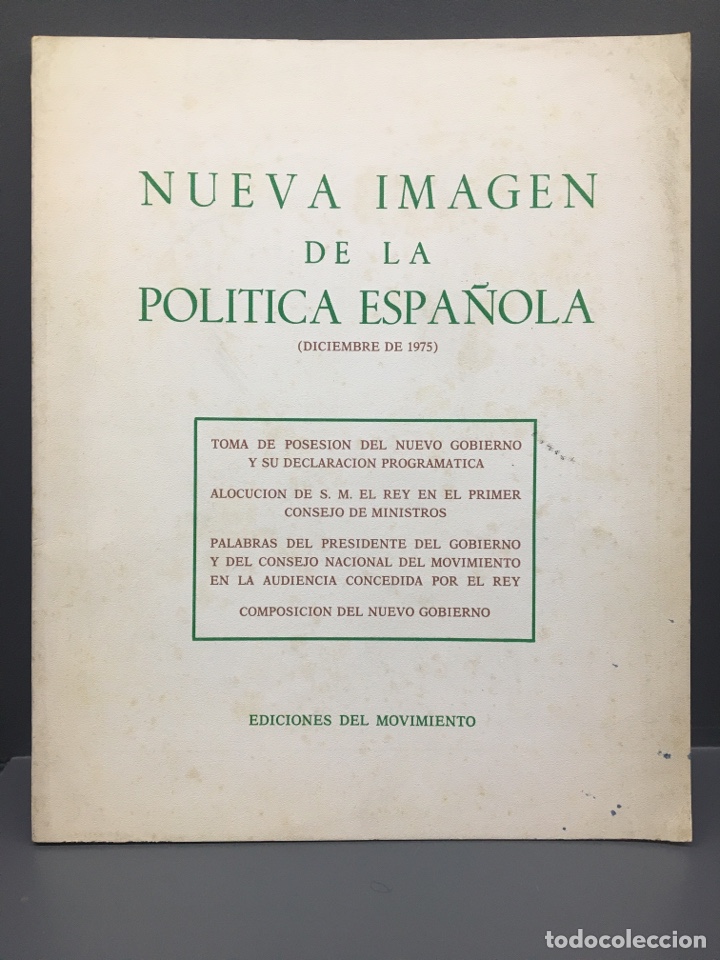 Libri di seconda mano: NUEVA IMAGEN DE LA POL&Iacute;TICA ESPA&Ntilde;OLA