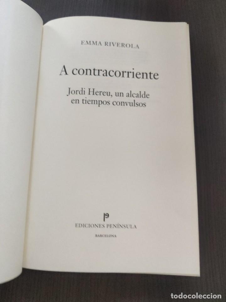 Libros de segunda mano: A CONTRACORRIENTE - EMMA RIVEROLA. - Foto 2