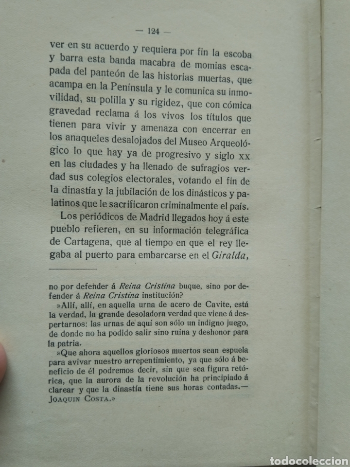 Libros de segunda mano: LA REVOLUCI&Oacute;N DESDE EL PODER/JOAQU&Iacute;N COSTA - Foto 5