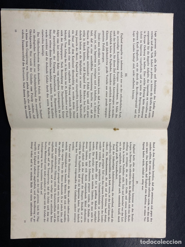Libros de segunda mano: ENGLAND ODER DEUTSCHLAND? / Karl Olivecrona - Foto 3