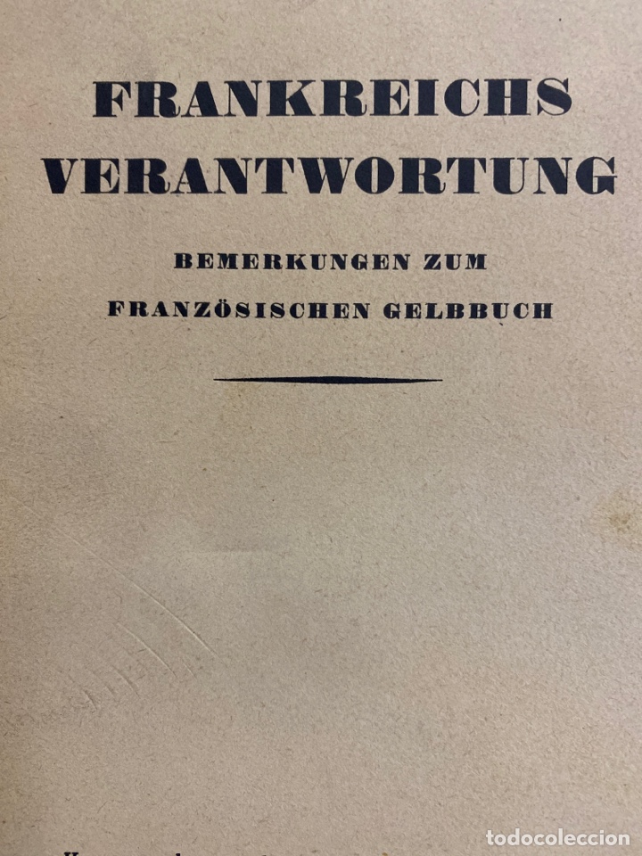 Libros de segunda mano: Frankreichs Verantwortung. 1940