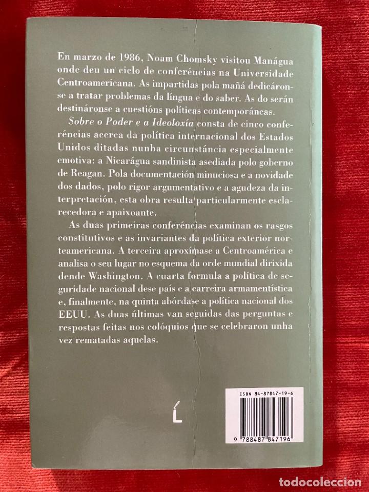 Libros de segunda mano: NOAM CHOMSKY. SOBRE O PODER E A IDEOLOX&Iacute;A. MANAGUA. LAIOVENTO, 1992 - Foto 3
