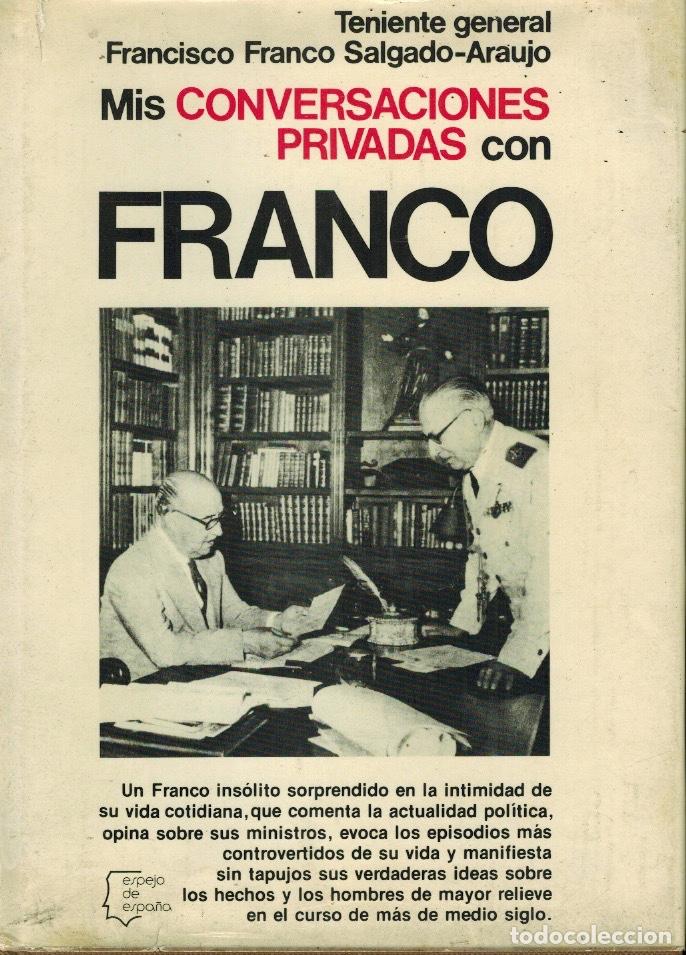 Libros de segunda mano: MIS CONVERSACIONES PRIVADAS CON FRANCO - Foto 1
