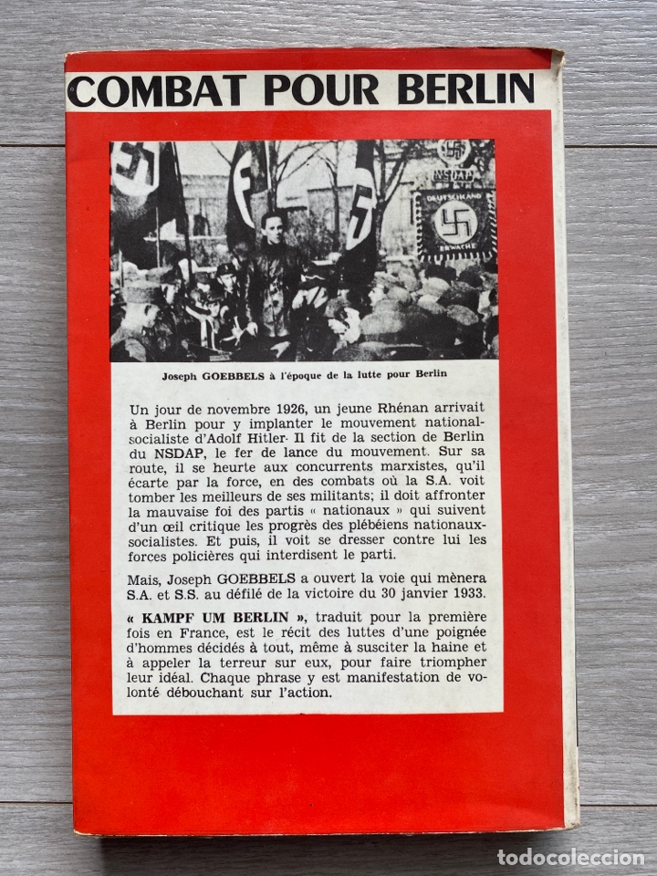 Libros de segunda mano: COMBAT POUR BERLIN / Joseph Goebbels - Foto 3