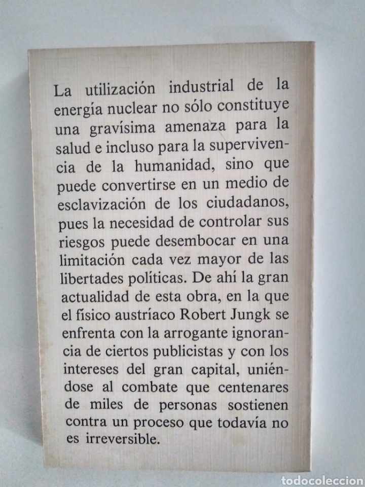 Libros de segunda mano: Estado Nuclear / Robert Jungk - Foto 2