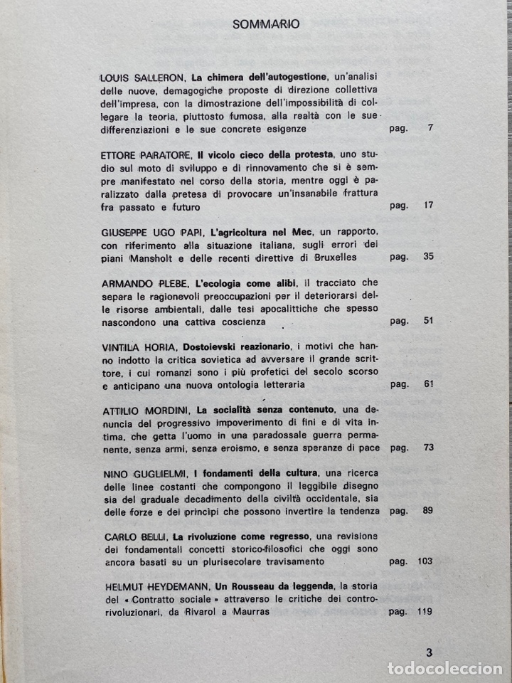 Libros de segunda mano: RIVISTA INTERVENTO / 1972 - Foto 5