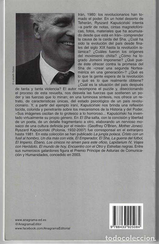 Libros de segunda mano: EL SHA O LA DESMESURA DEL PODER RYSZARD KAPUSCINSKI - Foto 2