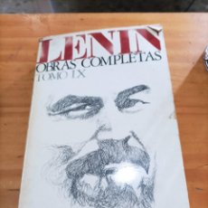 Libros de segunda mano: LENIN.OBRAS COMPLETAS,TOMO IX,AKAL EDITOR,1976,502 PAG.. Lote 340911578