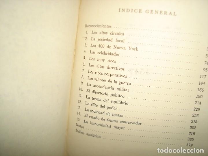 Libros de segunda mano: 3- LA &Eacute;LITE DEL PODER - C. WRIGHTS MILLS - Foto 4