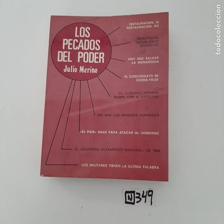 Libros de segunda mano: Los pecados del poder - Foto 1