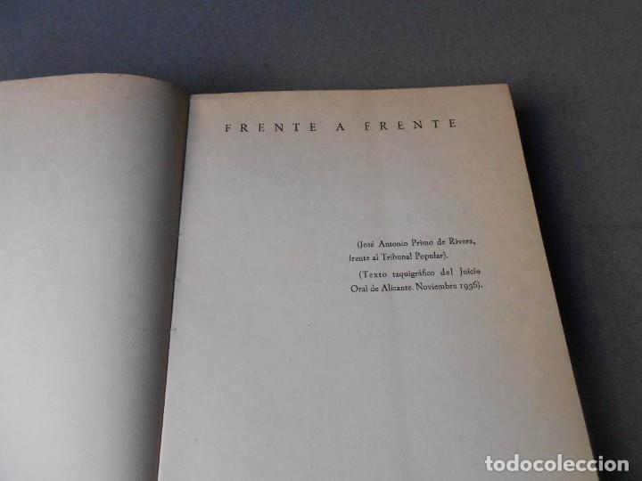 Libros de segunda mano: FRENTE A FRENTE. - Foto 2