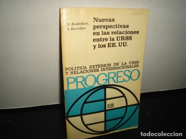 Libros de segunda mano: 9- NUEVAS PERSPECTIVAS EN LAS RELACIONES ENTRE LA URSSS Y LOS E.E. U.U. - E. BASK&Aacute;NOV - Foto 1