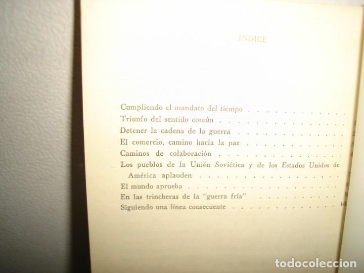 Libros de segunda mano: 9- NUEVAS PERSPECTIVAS EN LAS RELACIONES ENTRE LA URSSS Y LOS E.E. U.U. - E. BASK&Aacute;NOV - Foto 3