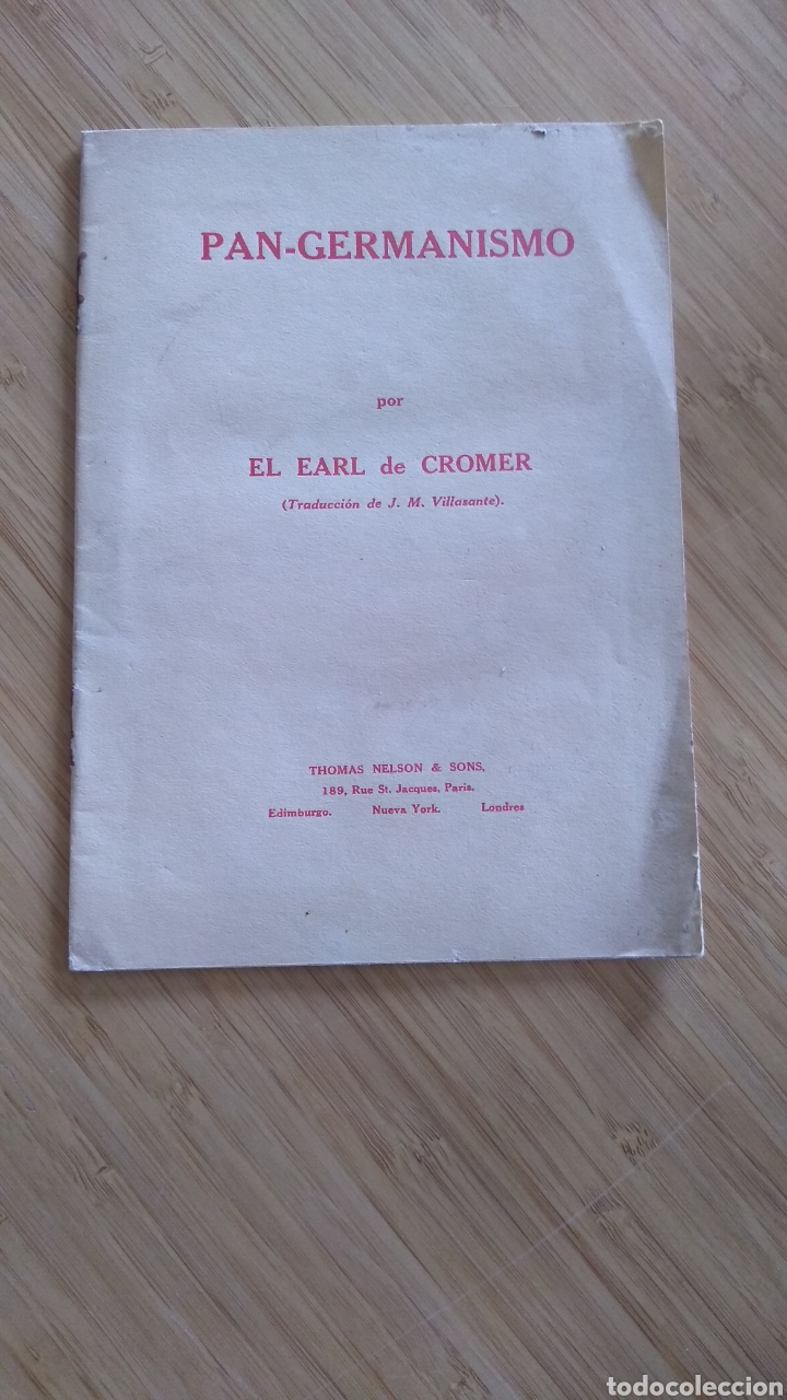 Libri di seconda mano: Pan-germanismo - El Earl de Cromer