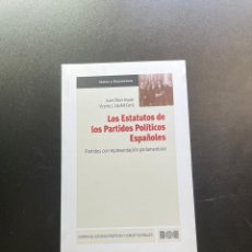 Libros de segunda mano: LOS ESTATUTOS DE LOS PARTIDOS POLÍTICOS ESPAÑOLES. Lote 348118443