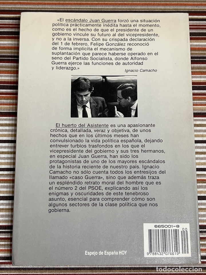 Libros de segunda mano: El huerto del asistente. Ignacio Camacho - Foto 2