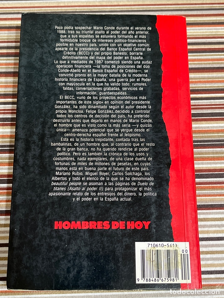 Libros de segunda mano: Asalto al poder. Duelo de titanes. Jesus Cacho - Foto 5