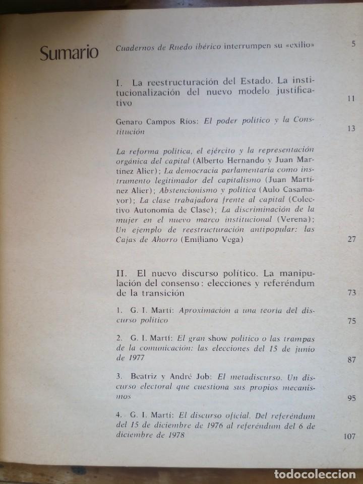 Libros de segunda mano: Poder pol&iacute;tico y constituci&oacute;n Ruedo ib&eacute;rico - Foto 6