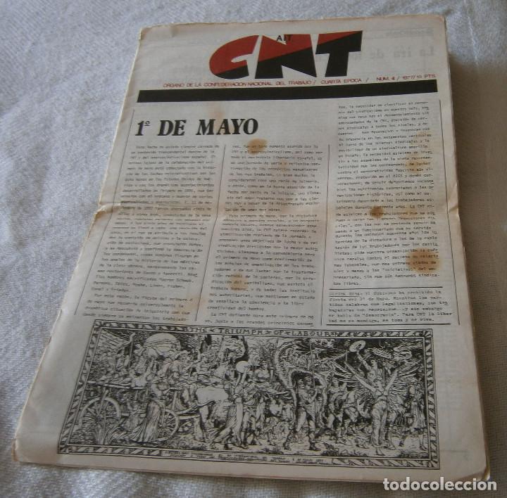 Gebrauchte B&uuml;cher: revista CNT organo de la confederacion nacional del trabajo cuarta epoca n&ordm; 4 a&ntilde;o 1977