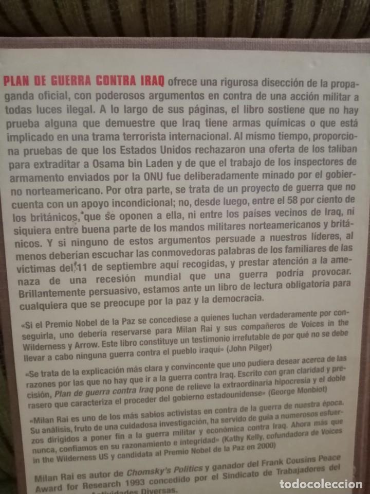 Libros de segunda mano: PLAN DE GUERRA CONTRA IRAQ - Foto 4