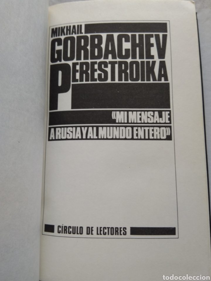 Libros de segunda mano: PERESTROIKA/MIKHAIL GORBACHEV - Foto 2