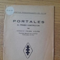 Libros de segunda mano: CHILE, POLITICA. ELEMENTOS CHILENOS PARA UN ORDEN NUEVO IGNACIO PALMA VICUÑA, IMP. GUTEMBERG,1937. Lote 359929070
