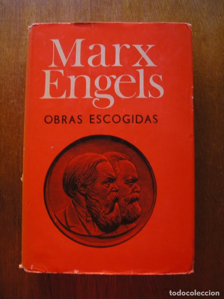 Libri di seconda mano: MARX ENGELS, OBRAS ESCOGIDAS EN DOS TOMOS, TOMO II, EDITORIAL PROGRESO,