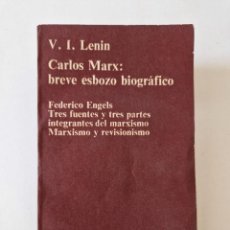 Libros de segunda mano: CARLOS MARX Y OTROS ESCRITOS.- V. I. LENIN.- ANAGRAMA, 1974. Lote 363221025