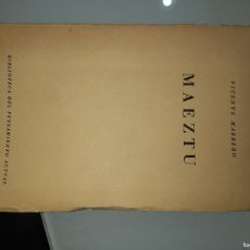 Libros de segunda mano: VICENTE MARRER0, MAEZTU. Lote 365331866