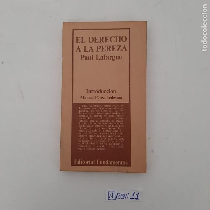 Libros de segunda mano: El derecho a la pereza - Foto 1