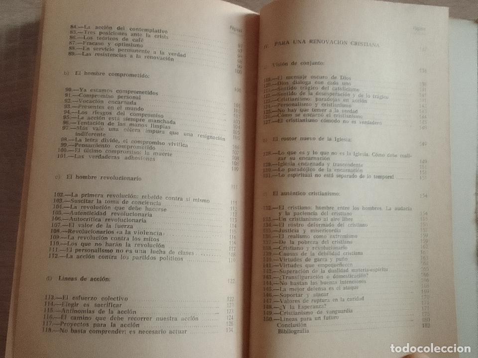 Libros de segunda mano: Emmanuel Mounier: El compromiso de la acci&oacute;n - Foto 4
