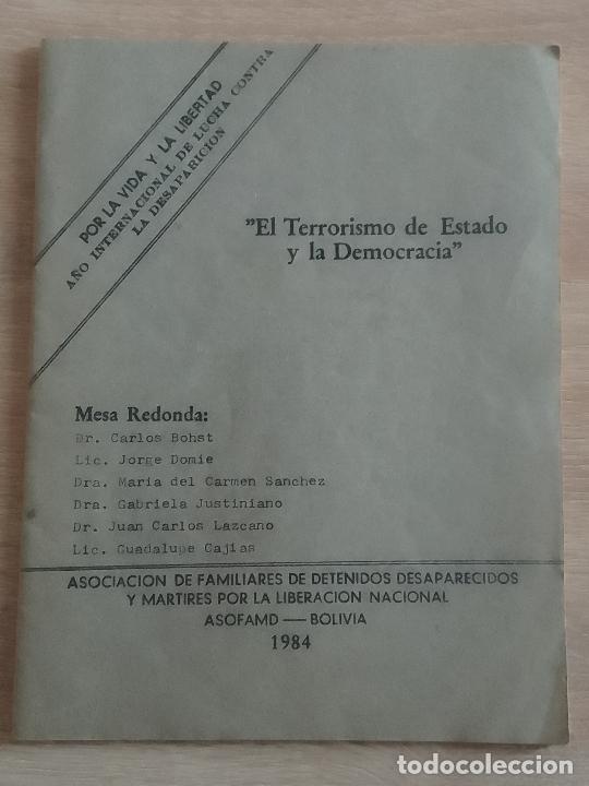 Second hand books: VV.AA.: El terrorismo de Estado y la Democracia. Mesa redonda