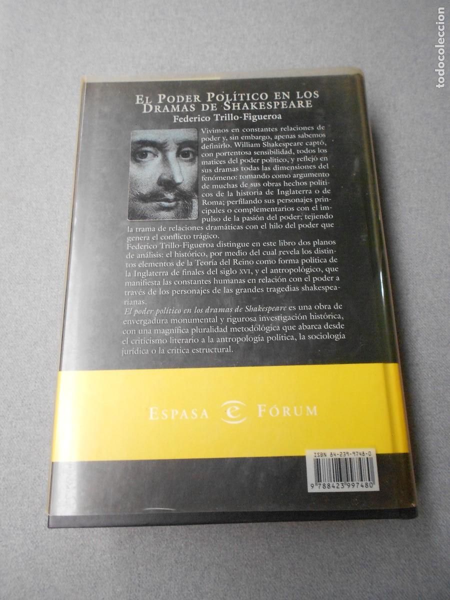 Libros de segunda mano: EL PODER POLITICO EN LOS DRAMAS DE SHAKESPEARE - Foto 8