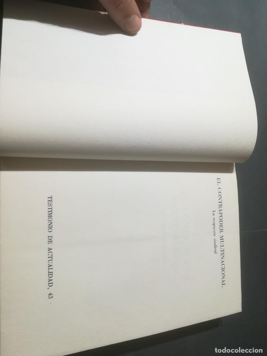 Libros de segunda mano: EL CONTRAPODER MULTINACIONAL, LA REPLICA SINDICAL / CHARLES LEVINSON / A&Ntilde;24 / DOPESA - Foto 5