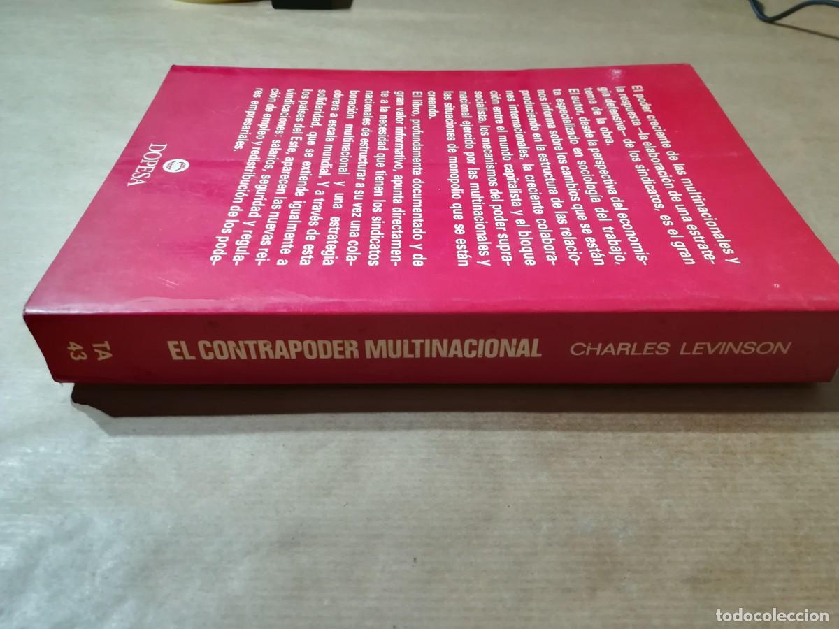 Libros de segunda mano: EL CONTRAPODER MULTINACIONAL, LA REPLICA SINDICAL / CHARLES LEVINSON / AQ605 / DOPESA - Foto 2