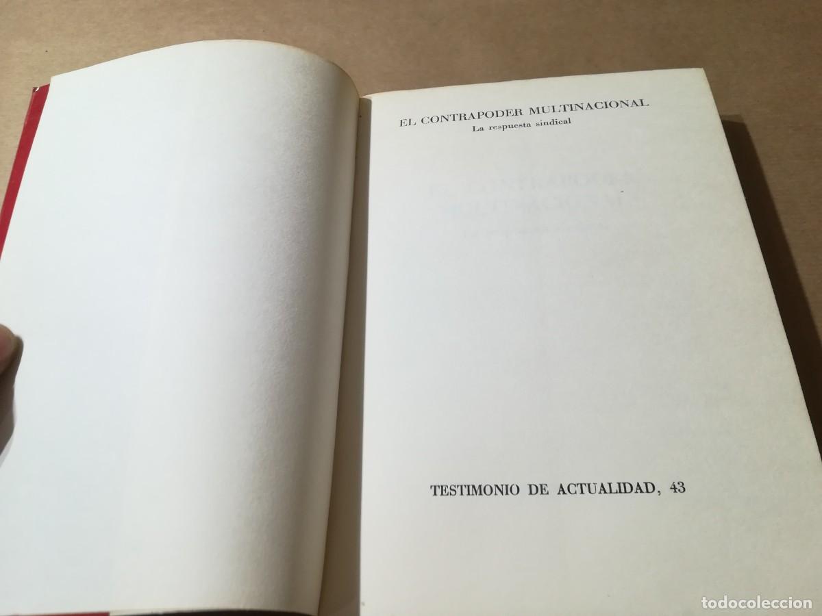 Libros de segunda mano: EL CONTRAPODER MULTINACIONAL, LA REPLICA SINDICAL / CHARLES LEVINSON / AQ605 / DOPESA - Foto 5