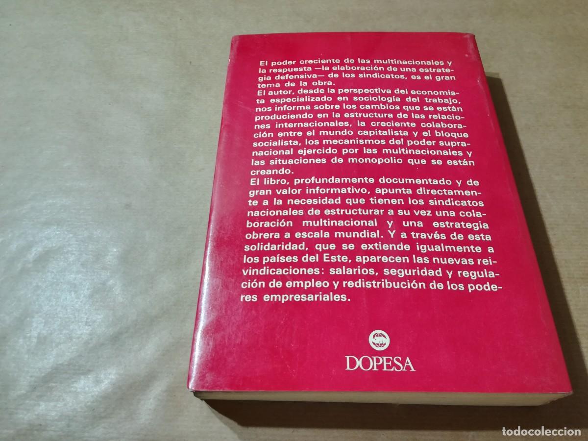 Libros de segunda mano: EL CONTRAPODER MULTINACIONAL, LA REPLICA SINDICAL / CHARLES LEVINSON / AQ605 / DOPESA - Foto 9