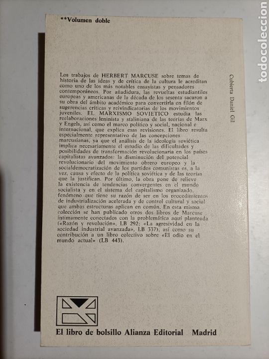 Libros de segunda mano: El marxismo sovi&eacute;tico Herbert Marcuse - Foto 4