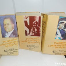 Libros de segunda mano: PRESIDENCIAS Y GOLPES MILITARES DEL SIGLO XX. 1986. Lote 379255699