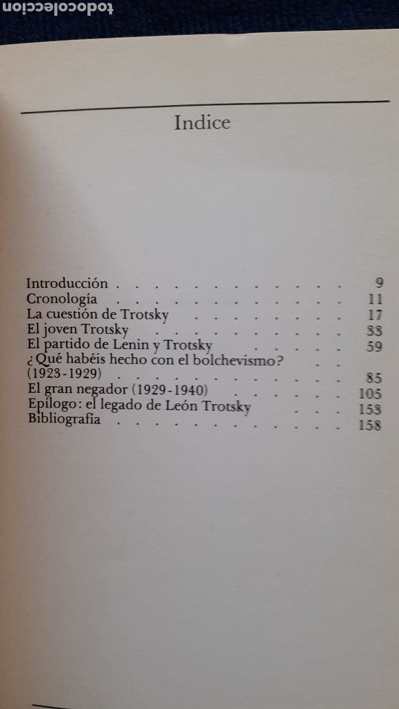 Libros de segunda mano: Jos&eacute; GUTI&Eacute;RREZ : Conocer Trotsky y su obra. (Dopesa, 1979) - Foto 3