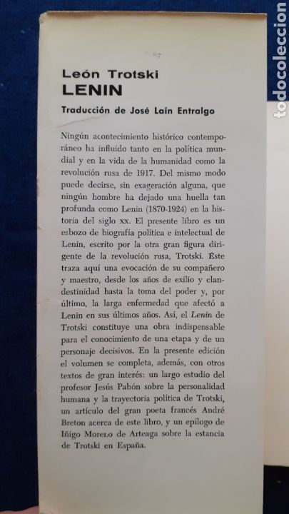 Libros de segunda mano: Trotski: Lenin. Ediciones Ariel. 1972 - Foto 3